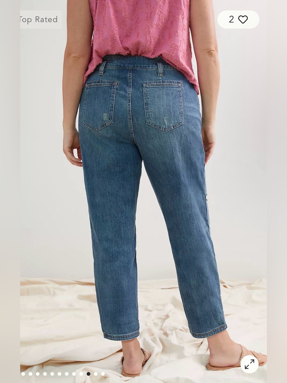 Pilcro The Wanderer Relaxed Jeans $148 Size 18W Anthropologie NWT - Picture 3 of 13